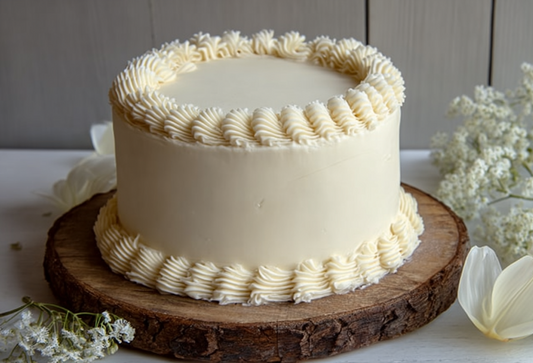 Handcrafted White Chocolate Cake - Made to Order